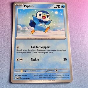 piplup - 027/094 (common) — pokemon: phantasmal flames